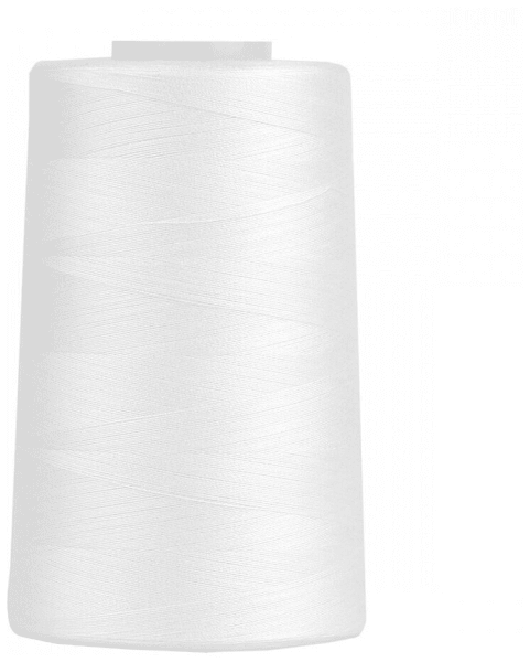 Нитки Sewing Thread 40/2 5000 ярд. цвет - белый 100% п/э в Ярославле